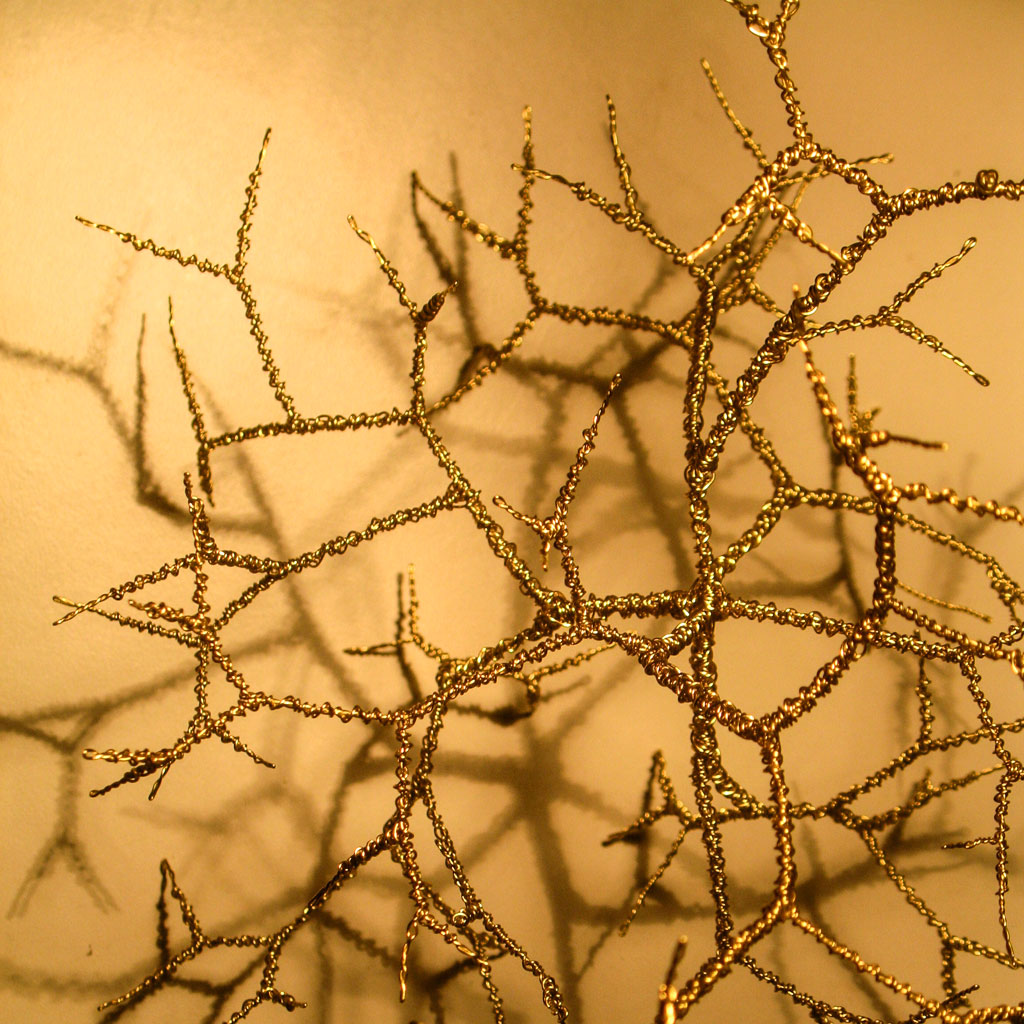 Wire sculpture detail